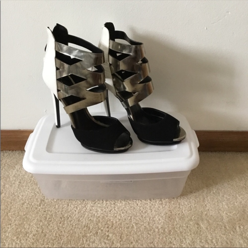 Open toe heels